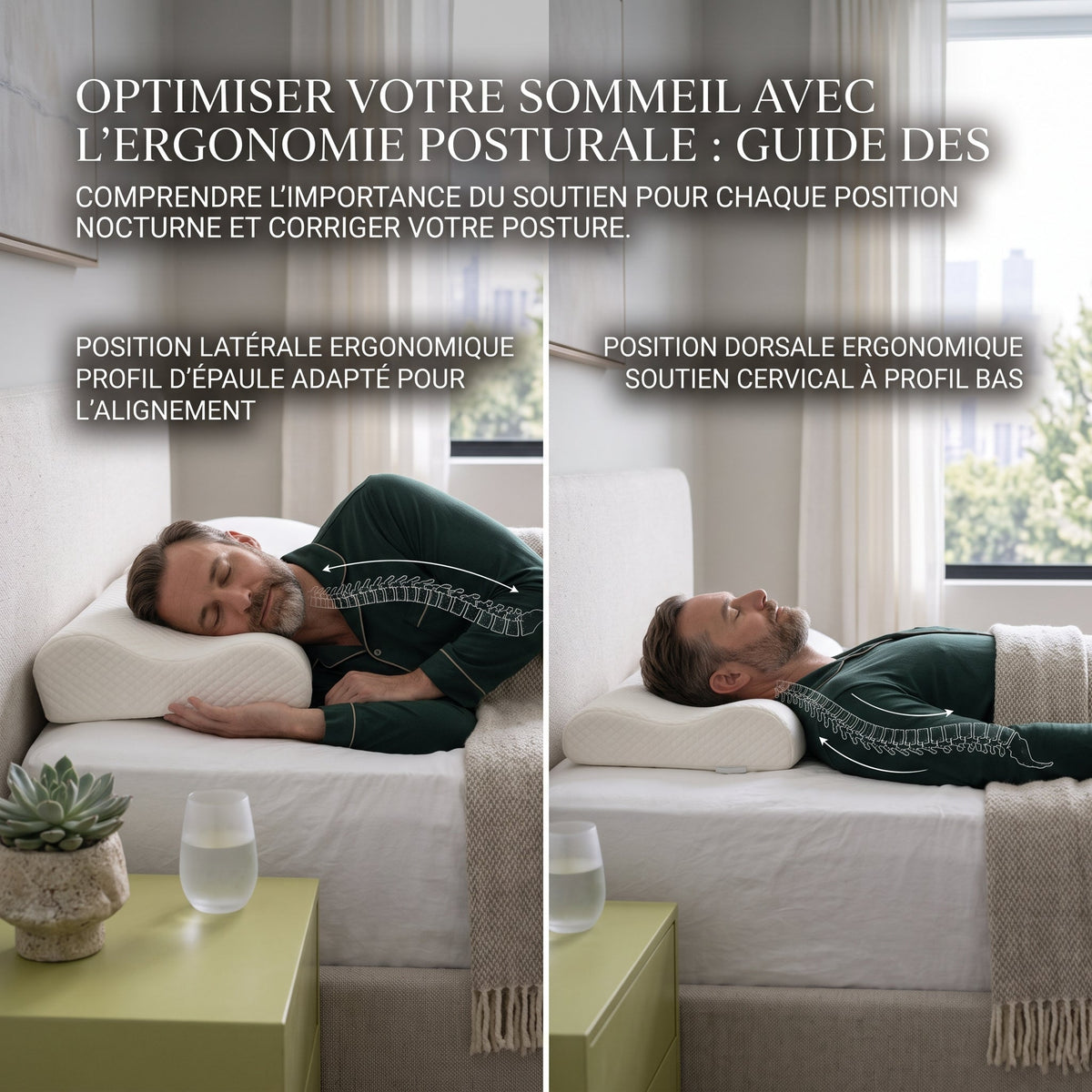 Choisir son oreiller ergonomique : mécanique posturale et alignement