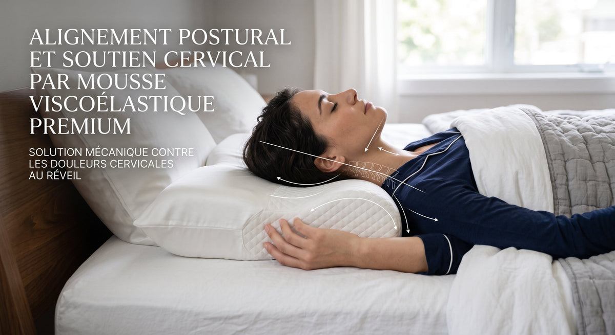 Douleurs cervicales au réveil : pourquoi votre oreiller classique est le coupable ?