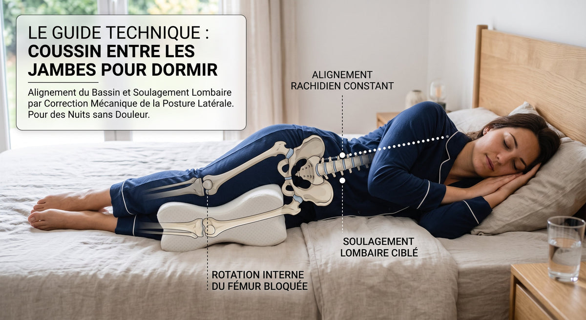 Pourquoi dormir avec un coussin entre les jambes soulage le bas du dos.
