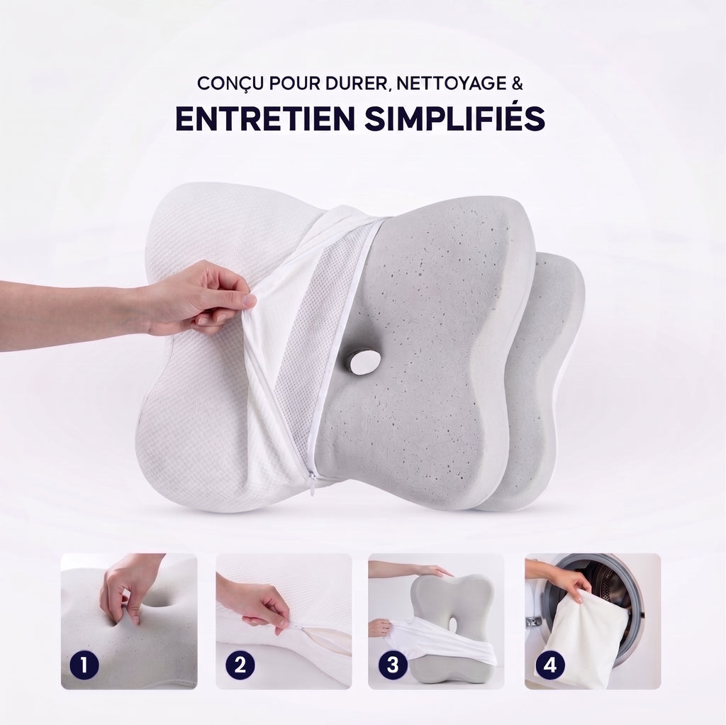L'Oreiller Signature | Coussin Mémoire de Forme