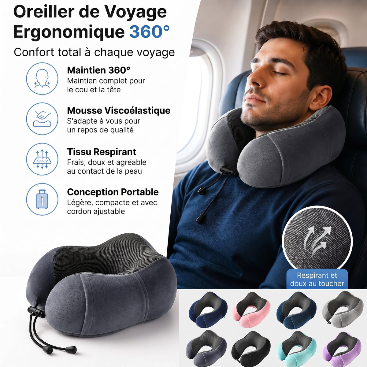L'Évasion | Coussin de Voyage