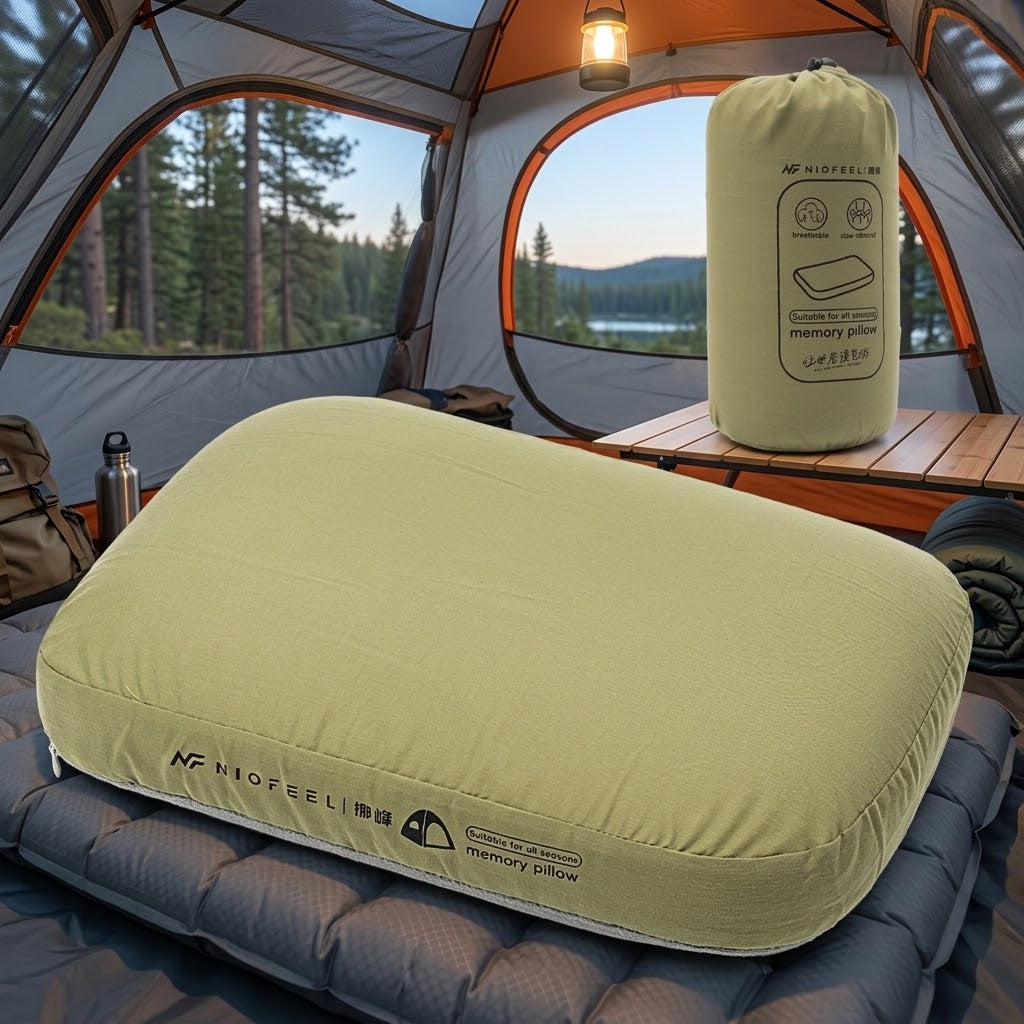 NIOFEEL | Oreiller de Camping Ergonomique Compact