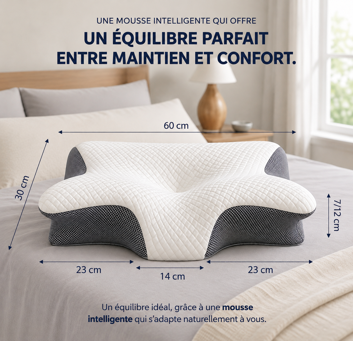 L'Oreiller Signature | Coussin Mémoire de Forme