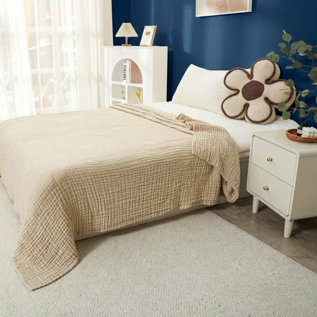 Le Voile | Couverture en Mousseline 100% Coton