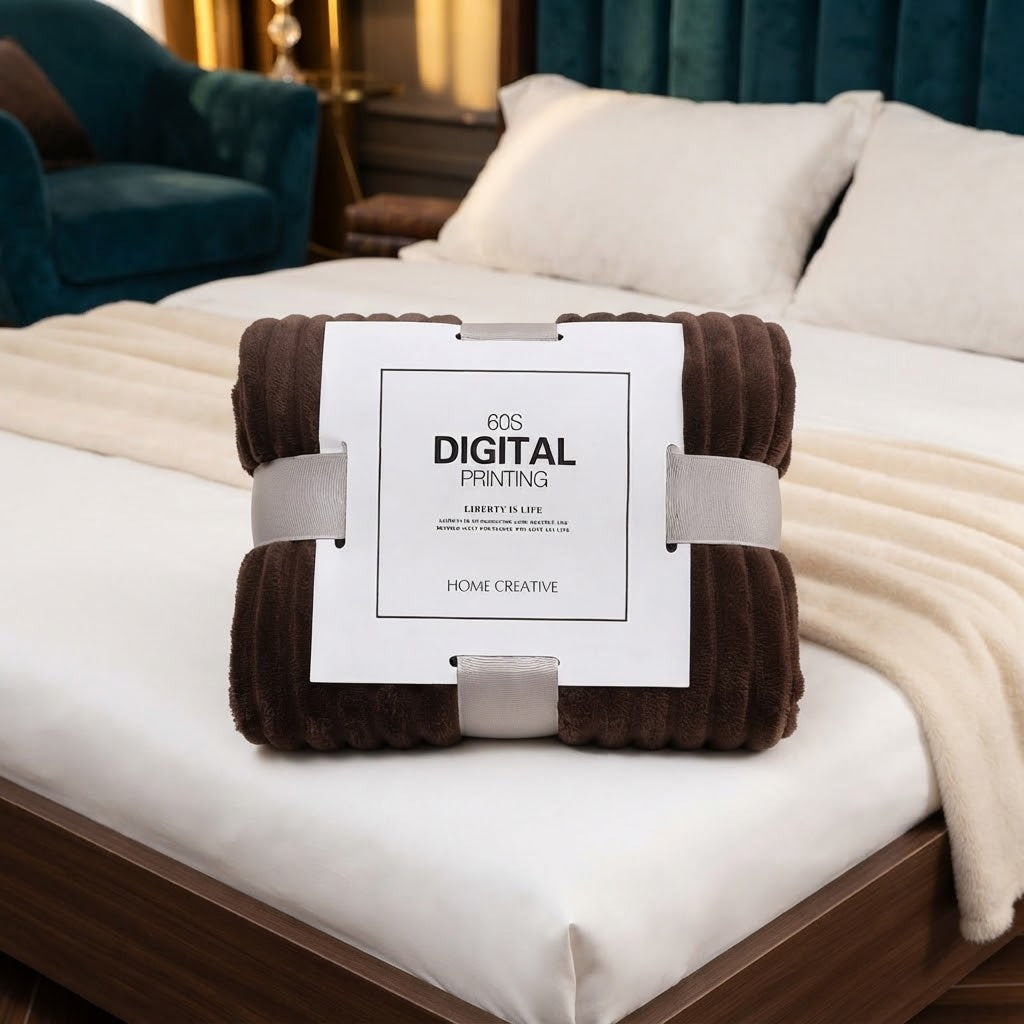 Velours Suprême | Plaid Côtelé