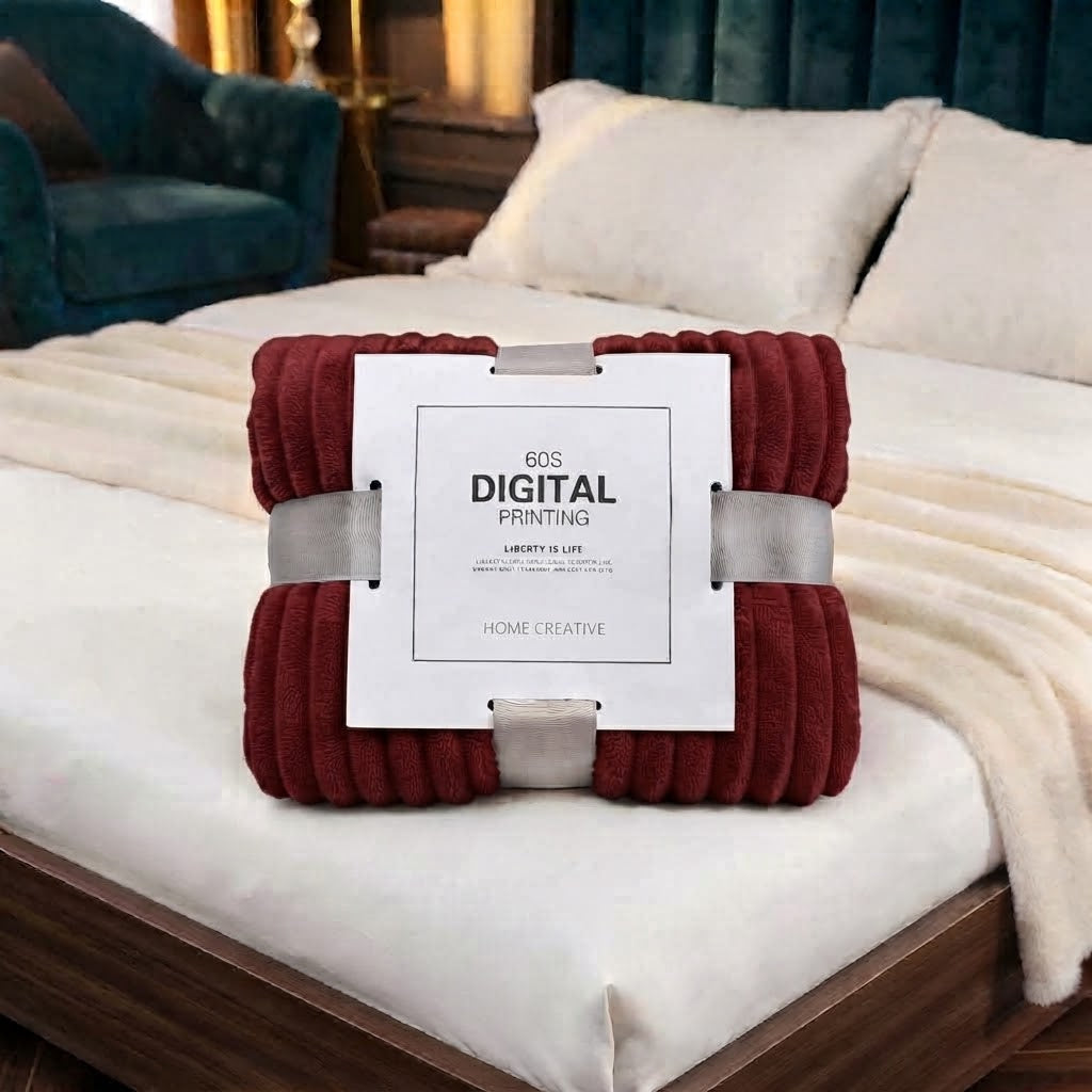 Velours Suprême | Plaid Côtelé