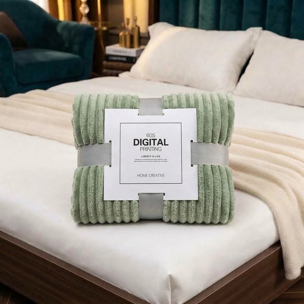 Velours Suprême | Plaid Côtelé